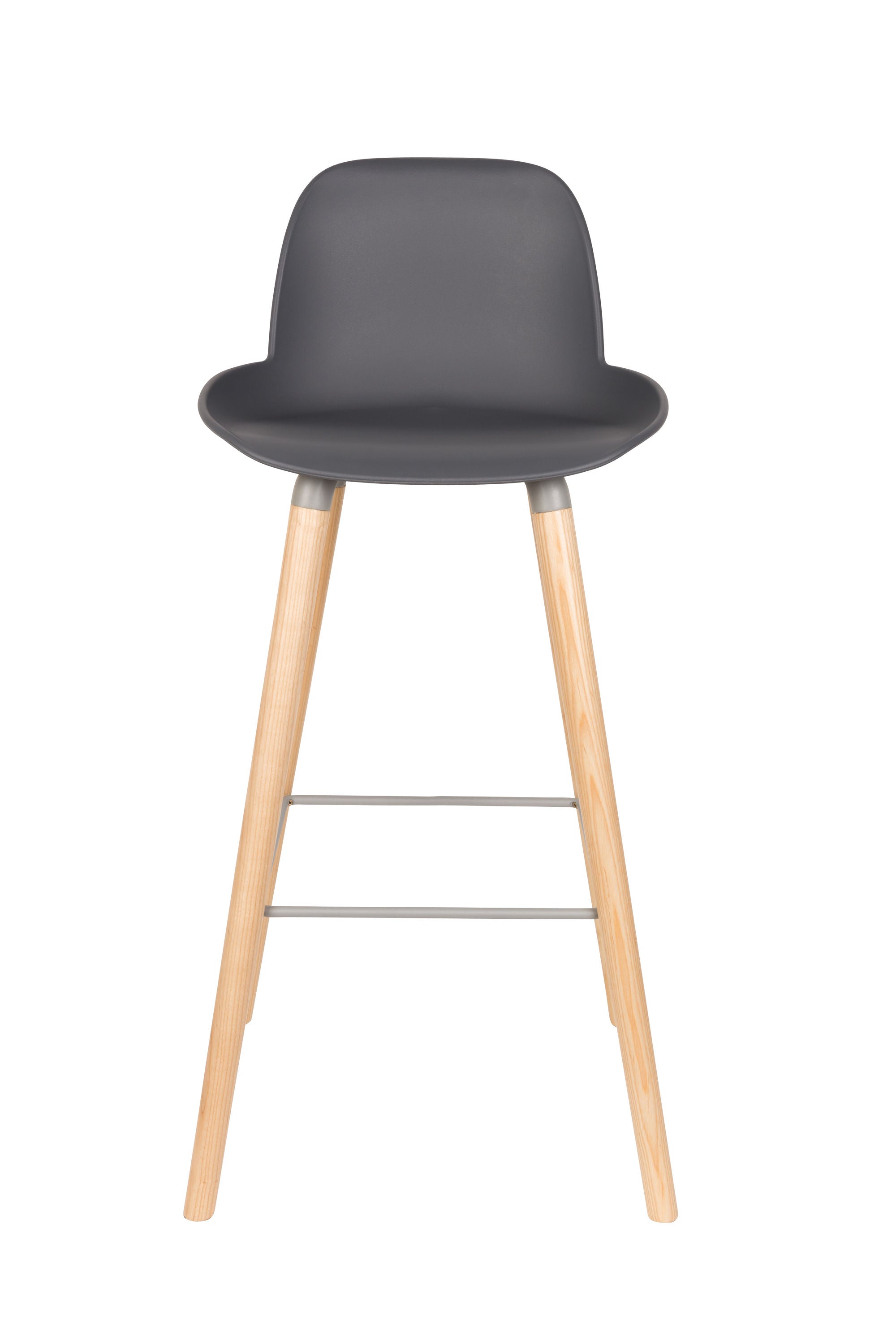 Zuiver Set of 2 Albert Kuip Dark Grey Bar Stool